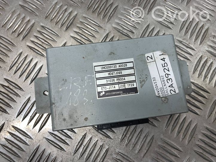 Land Rover Freelander Module de contrôle de boîte de vitesses ECU UHC000120