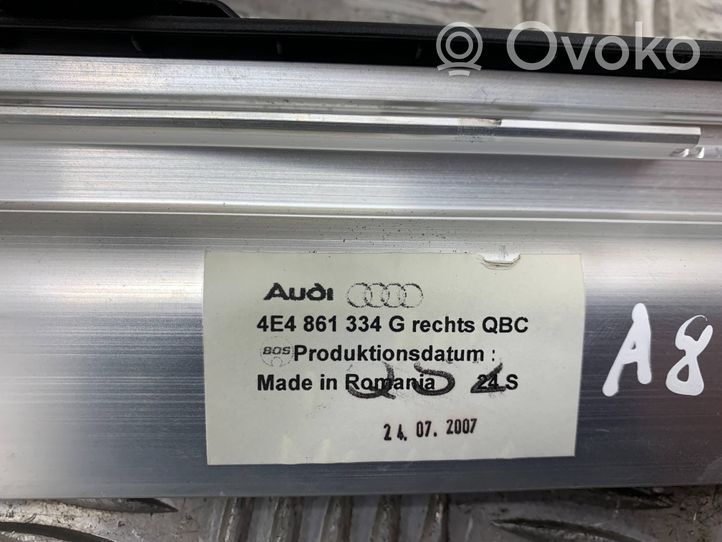 Audi A8 S8 D3 4E Takaoven häikäisysuoja/verho 4E4861334G