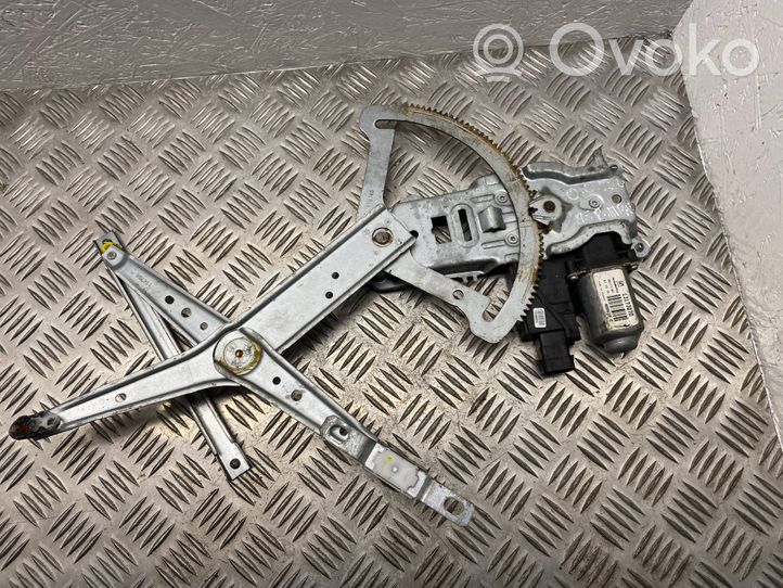 Opel Combo C Front door window regulator with motor 13173070