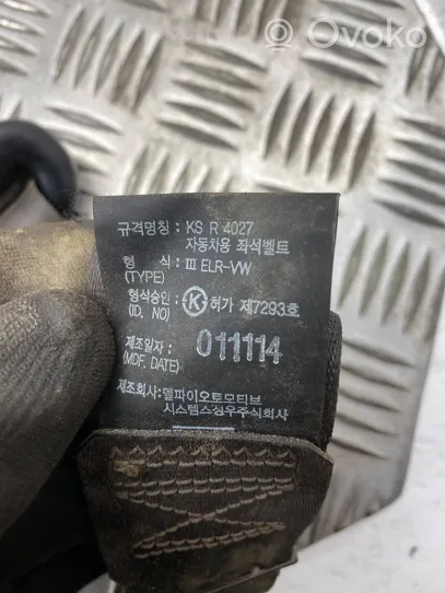 Hyundai Terracan Ceinture de sécurité arrière e11040863
