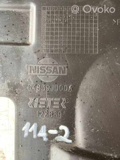 Nissan Qashqai Osłona podwozia przednia 64839JD00A