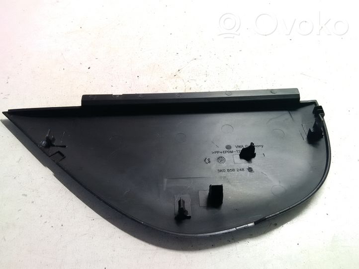 Volkswagen Golf VI Rivestimento estremità laterale del cruscotto 5K0858248B