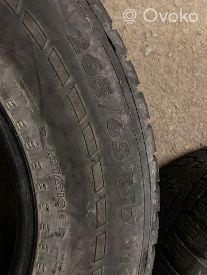 Toyota Land Cruiser (J120) R17 winter/snow tires with studs 