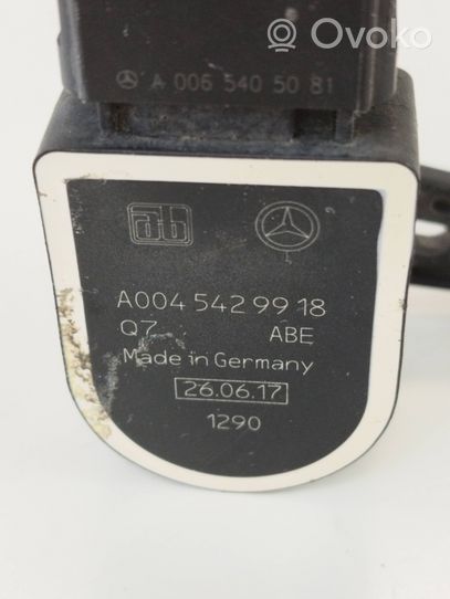 Mercedes-Benz GLE (W166 - C292) Capteur de hauteur à suspension pneumatique A0065405081