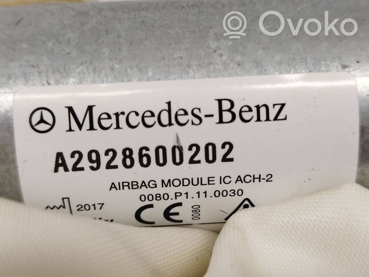 Mercedes-Benz GLE (W166 - C292) Kattoturvatyyny A2928600202