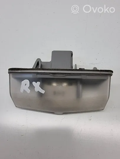 Lexus RX 450H Rekisterikilven valo A045053