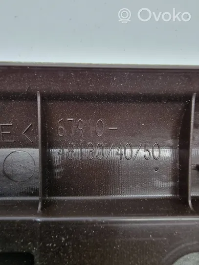 Lexus RX 450H Copertura del rivestimento del sottoporta anteriore 6791048130