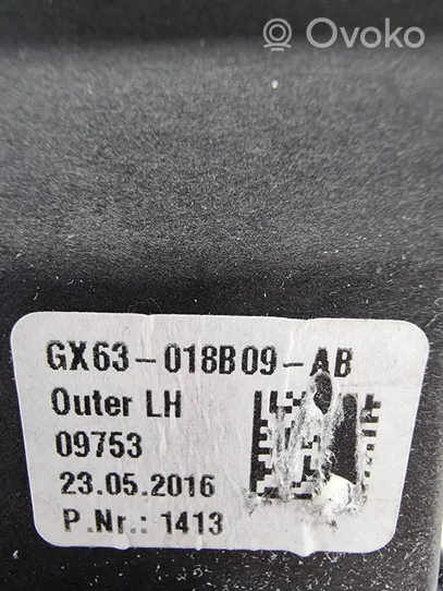 Jaguar XF X260 Kojelaudan sivutuuletussuuttimen kehys GX63018B09AB