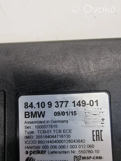 BMW 3 F30 F35 F31 Moduł / Sterownik Bluetooth 9377149