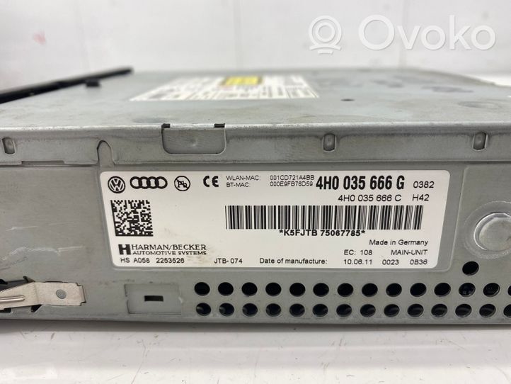 Audi A8 S8 D4 4H CD/DVD keitiklis 4H0035666G