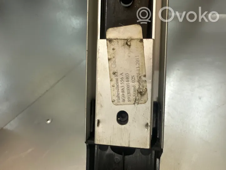 Audi A6 S6 C7 4G Staffa di montaggio copertura ripiano portaoggetti 4G9863556A