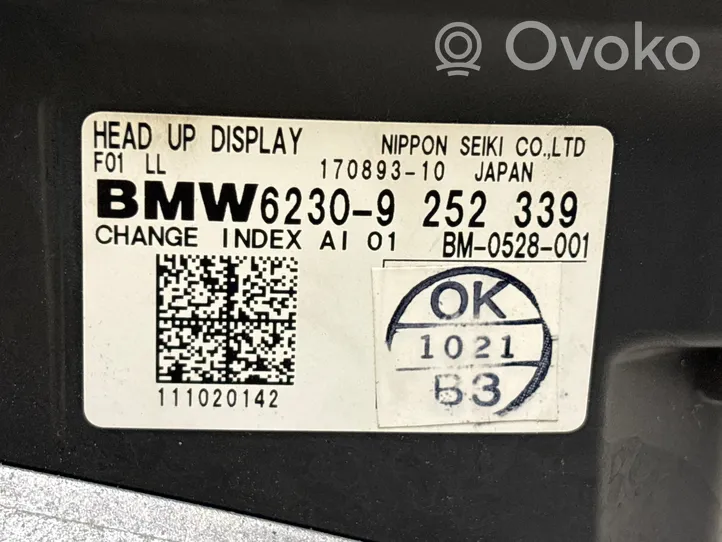 BMW 7 F01 F02 F03 F04 Head up display screen 9252339