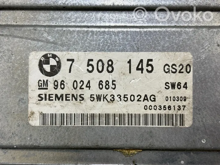 BMW X5 E53 Sterownik / Moduł skrzyni biegów 7508145