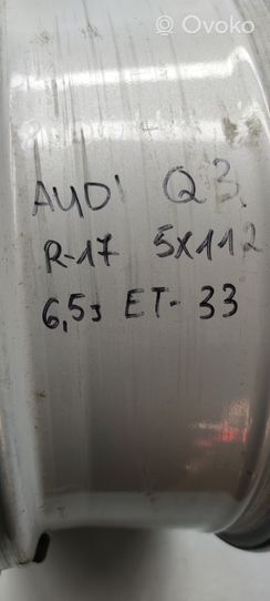 Audi Q3 8U R17-alumiinivanne 8U0071497