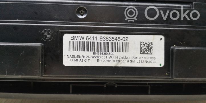 BMW 4 F32 F33 Panel klimatyzacji 681418801