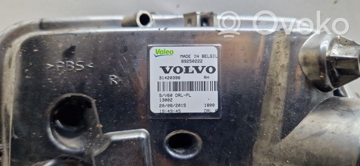 Volvo V60 Lampa LED do jazdy dziennej 31420396