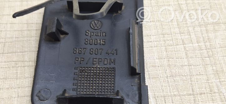 Volkswagen Polo II 86C 2F Takapuskurin hinaussilmukan suojakansi 867807441