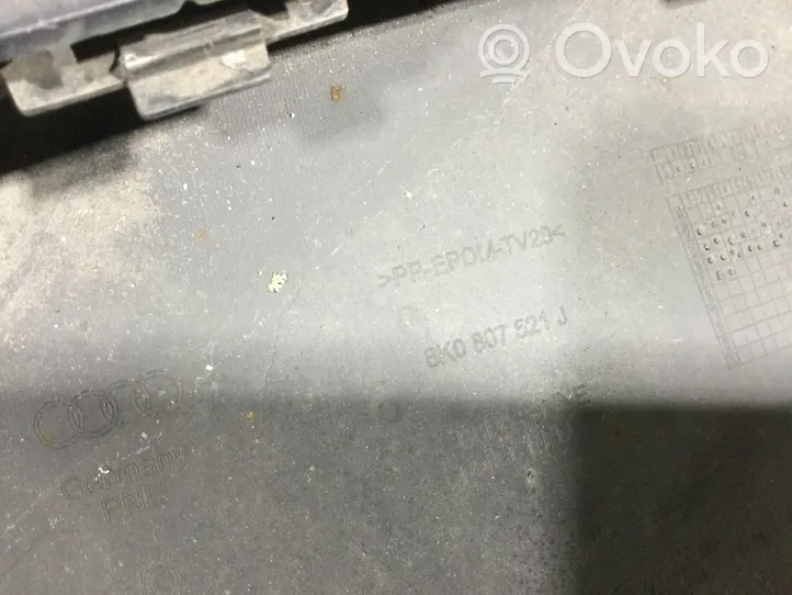 Audi A4 S4 B8 8K Rivestimento della parte inferiore del paraurti posteriore 8K0807521J