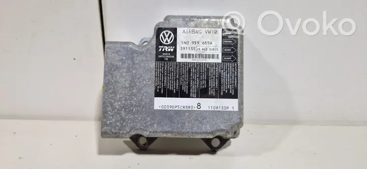 Volkswagen Tiguan Turvatyynyn ohjainlaite/moduuli 5N0959655A