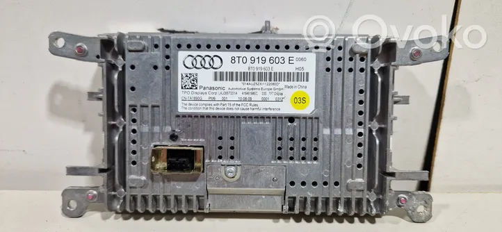 Audi A4 S4 B8 8K Monitori/näyttö/pieni näyttö 8T0919603E