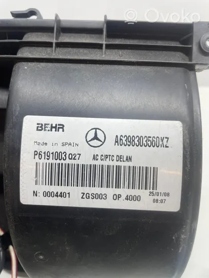 Mercedes-Benz Vito Viano W639 Bloc de chauffage complet A6398303560