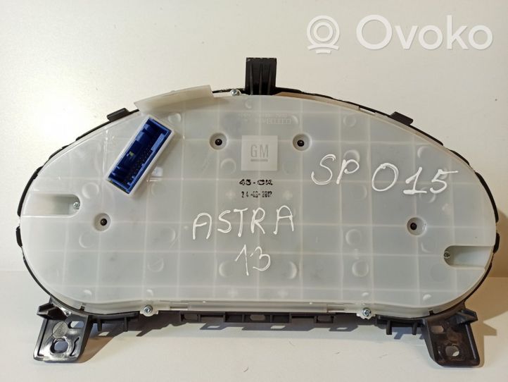 Opel Astra J Geschwindigkeitsmesser Cockpit 600775881