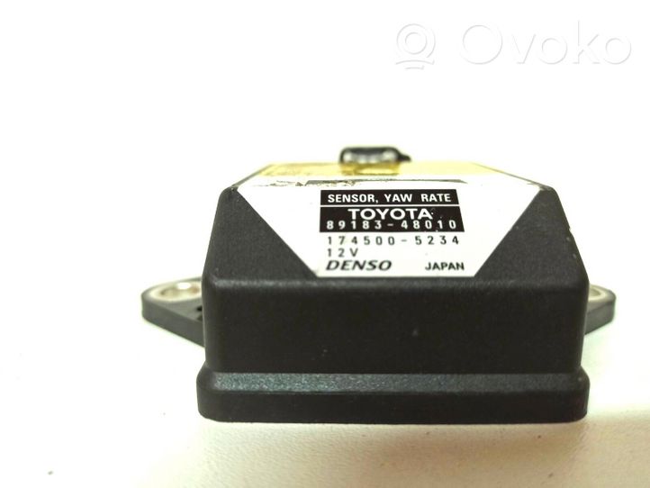 Toyota Prius (XW20) Capteur de vitesse de lacet d'accélération ESP 8918348010