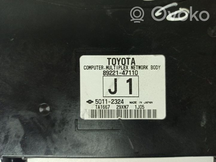 Toyota Prius (XW30) Modulo di controllo del corpo centrale 8922147110