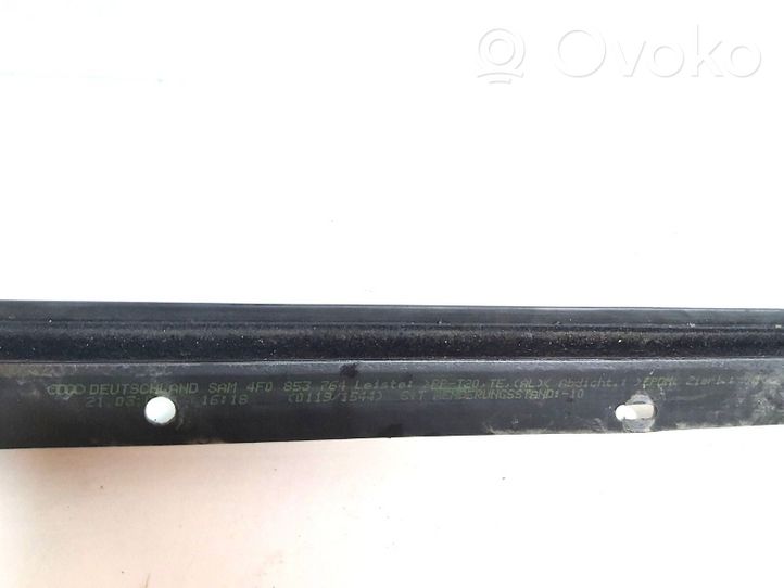 Audi A6 Allroad C6 Verkleidung Türfenster Türscheibe hinten 4F0853764A