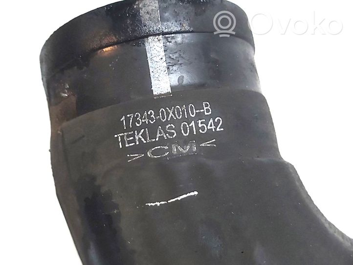Toyota Avensis T270 Tube d'admission de tuyau de refroidisseur intermédiaire 173430X010