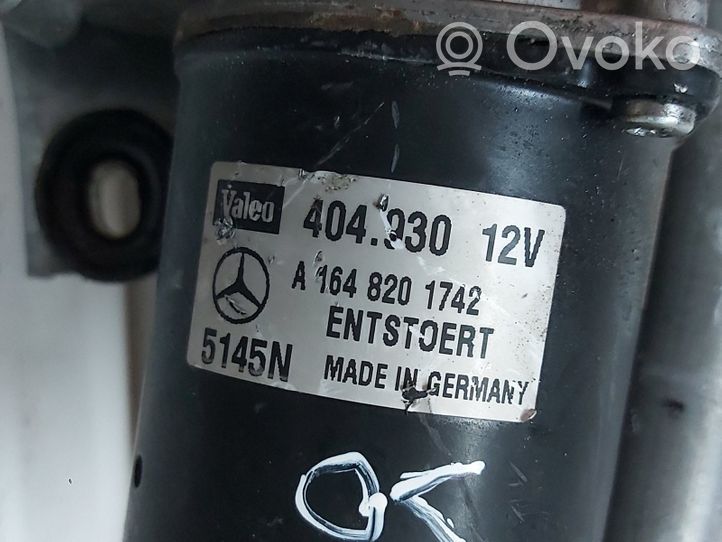 Mercedes-Benz ML W164 Tringlerie et moteur d'essuie-glace avant A1648201742