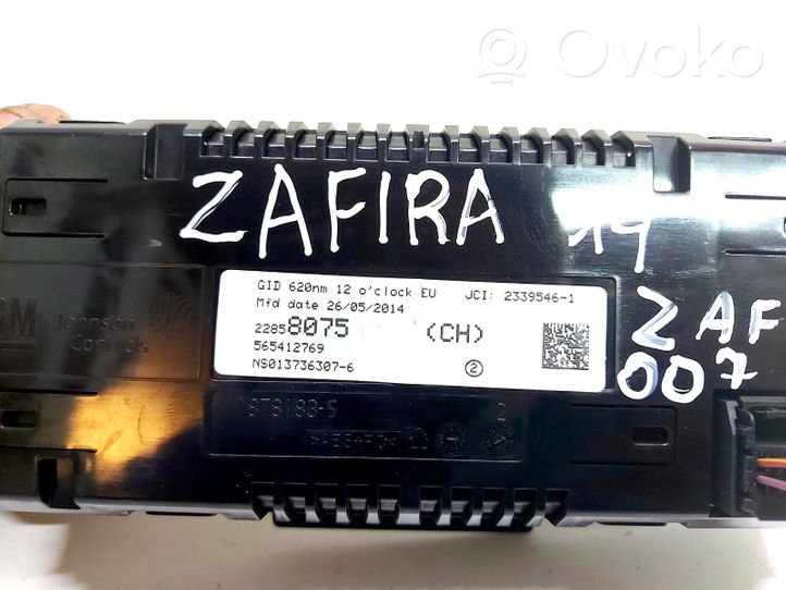 Opel Zafira C Monitori/näyttö/pieni näyttö 22858075