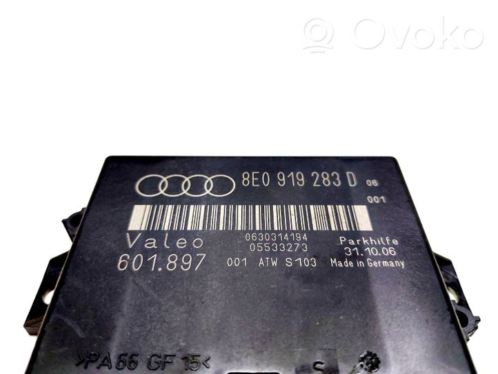 Audi A4 S4 B7 8E 8H Sterownik / Moduł parkowania PDC 8E0919283D