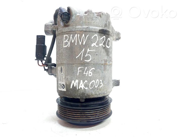 BMW 2 F46 Kompresor / Sprężarka klimatyzacji A/C 64529295050