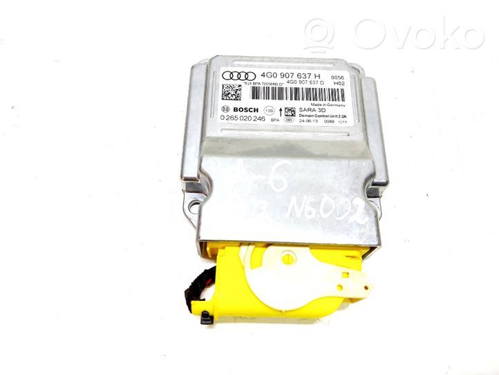 Audi A6 S6 C7 4G Sensore di imbardata accelerazione ESP 4G0907637H