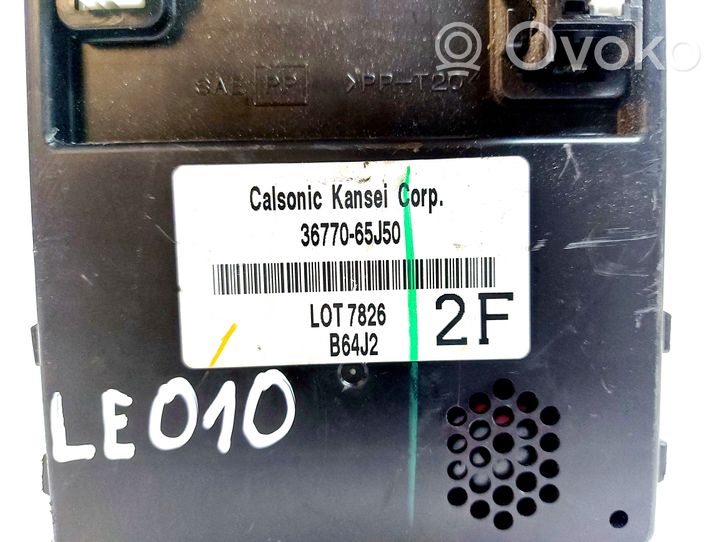 Nissan Leaf I (ZE0) Moduł / Sterownik komfortu 3677065J50