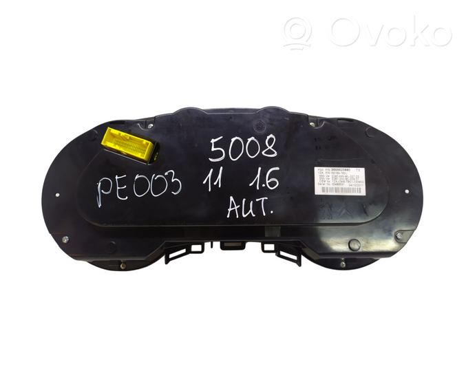 Peugeot 5008 Tachimetro (quadro strumenti) 9666625880