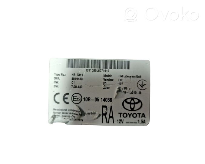 Toyota Corolla E210 E21 Navigacijos (GPS) valdymo blokas 86840K0010B