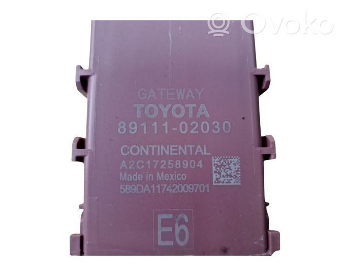 Toyota Corolla E210 E21 Moduł sterowania Gateway 8911102030