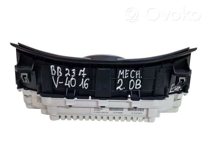 Volvo V40 Compteur de vitesse tableau de bord P31473473