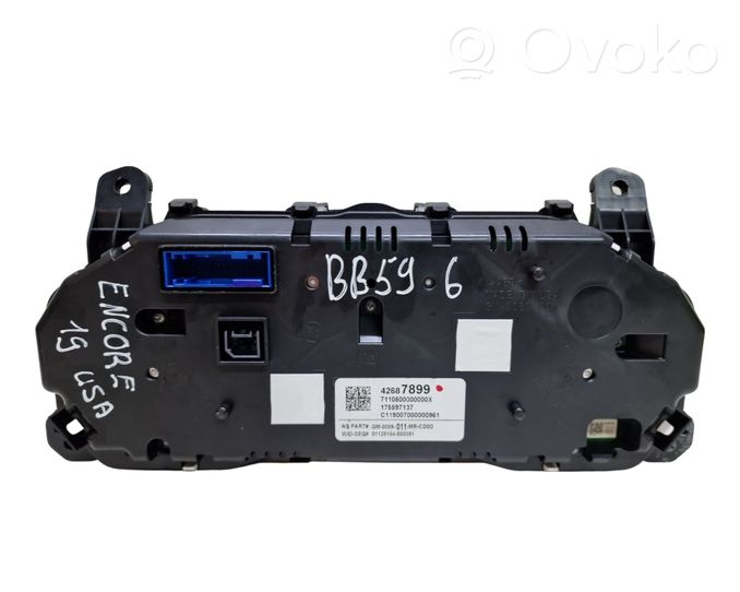 Buick Encore I Compteur de vitesse tableau de bord 42687899