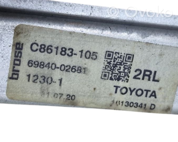 Toyota Corolla E210 E21 El. Lango pakėlimo mechanizmo komplektas 6984002681