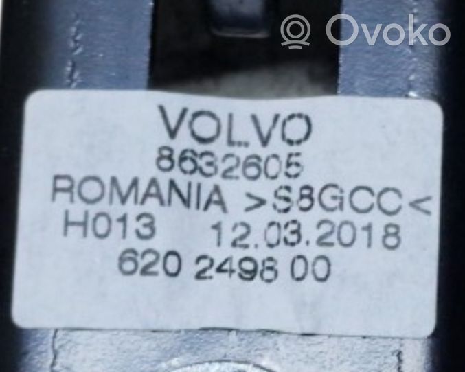 Volvo S90, V90 Turvavyön säätökisko 8632605
