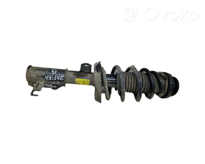 Opel Zafira C Front shock absorber with coil spring 13354037