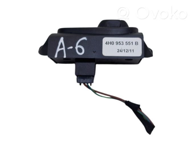 Audi A6 S6 C7 4G Interruttore di regolazione del volante 4H0953551B