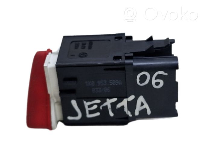 Volkswagen Jetta V Interruttore luci di emergenza 1K0953509A