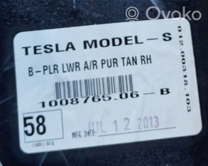 Tesla Model S Rivestimento montante (B) (fondo) 100876506B