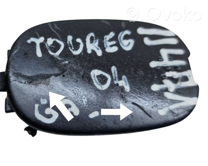 Volkswagen Touareg I Cache crochet de remorquage arrière 7L6807449