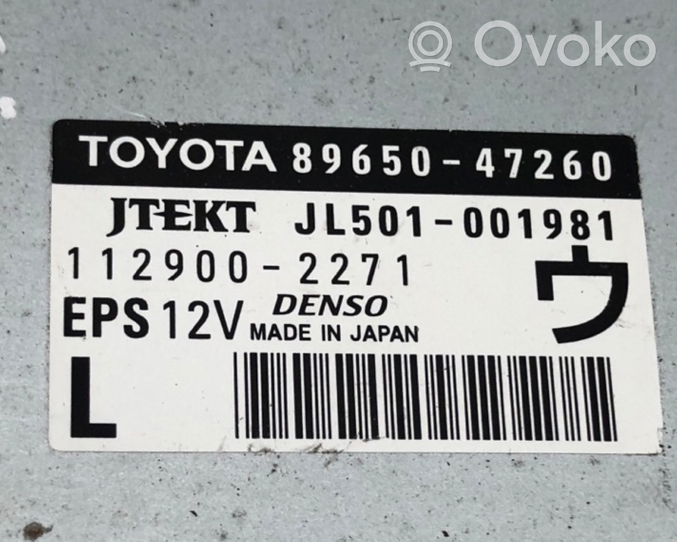 Toyota Prius (XW30) Moduł / Sterownik wspomagania kierownicy 8965047260