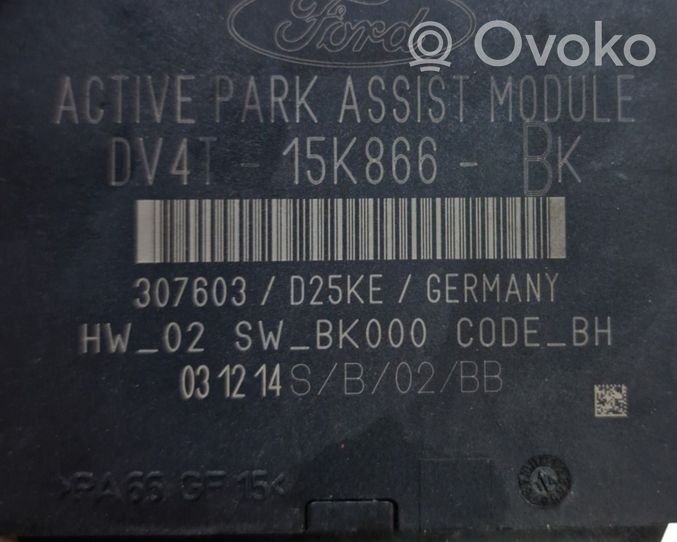 Ford Kuga II Pysäköintitutkan (PCD) ohjainlaite/moduuli DV4T15K866BK